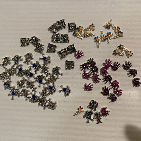 Memory locket floating charms UP - Picture 1 of 1